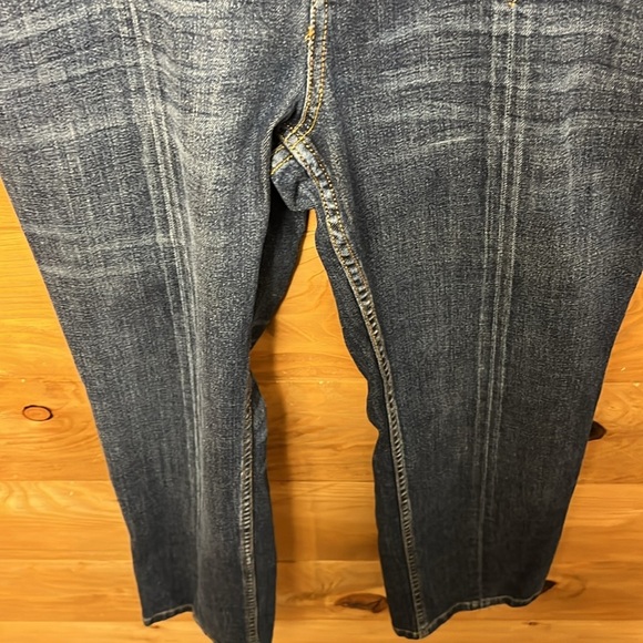 Pilcro And The Letterpress Womens Pleated High Waist Relaxed Whiskered Jeans 30 - Picture 4 of 10